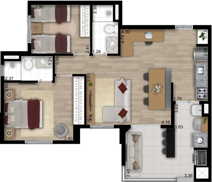 Planta 6 — Gran Sky