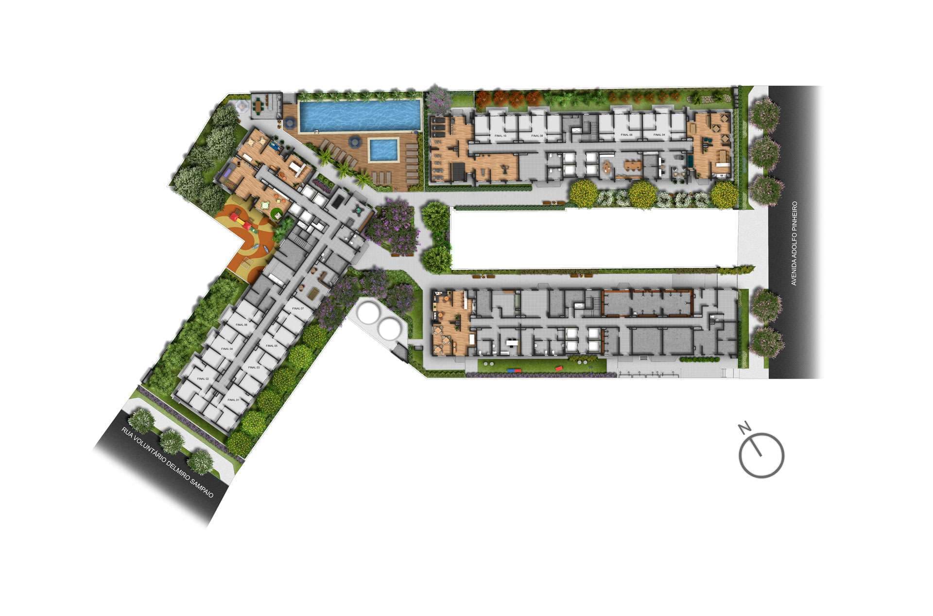 Planta 1 — Vibra Estação Adolfo Pinheiro