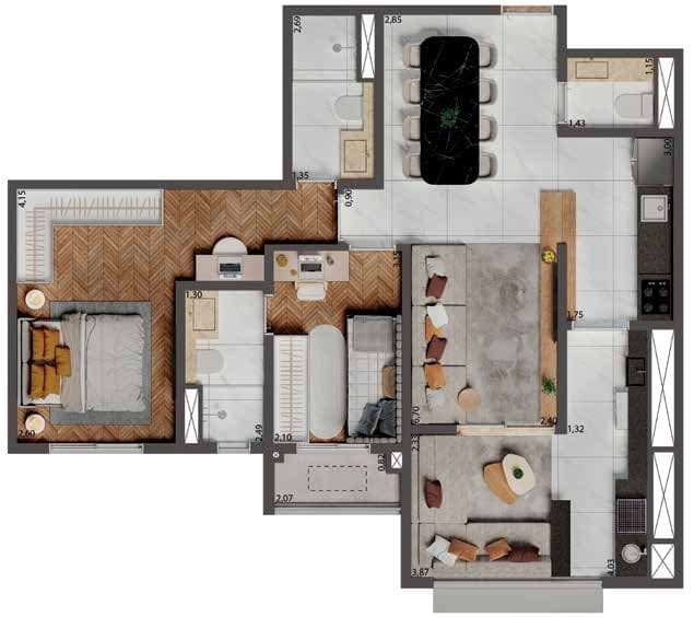 Planta 5 — Palazzo Mooca By Living