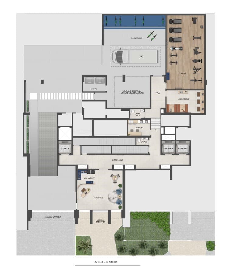 Planta 4 — Blue Residences