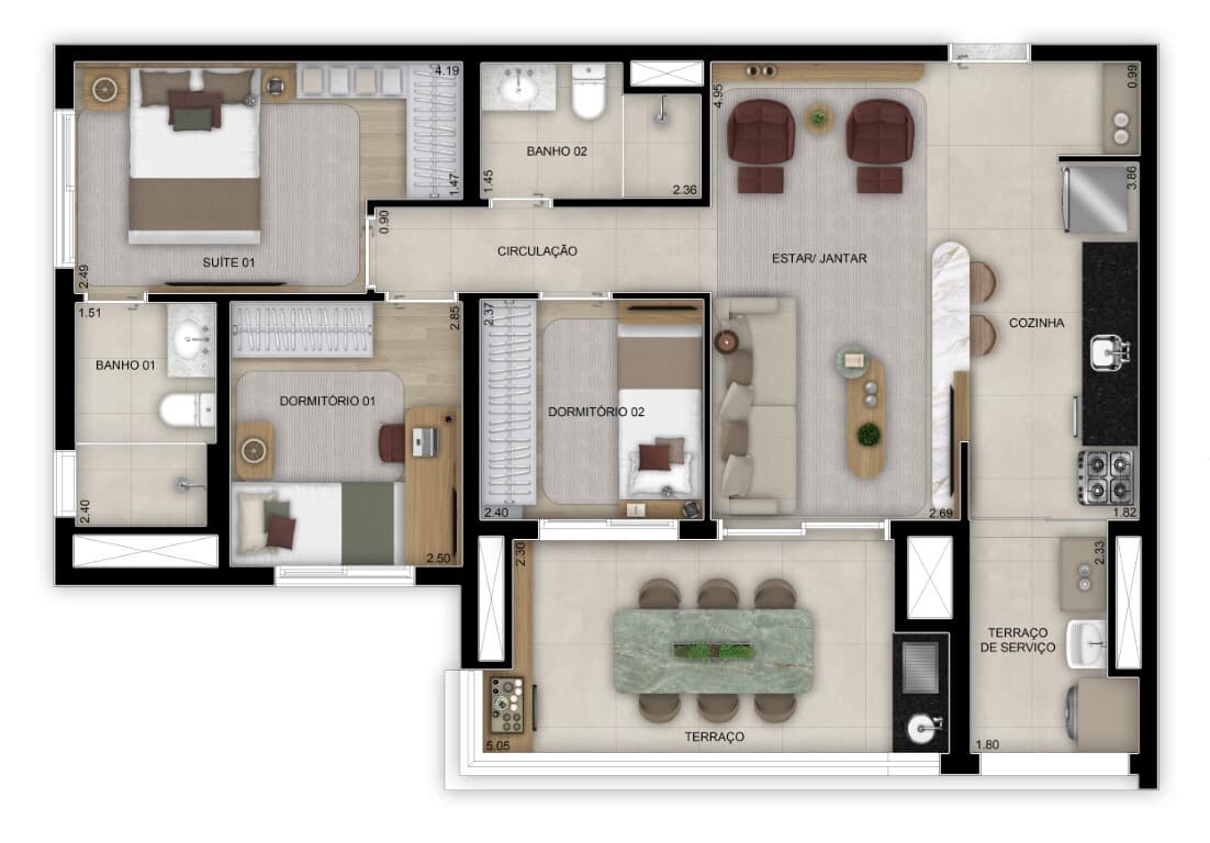 Planta 6 — Bosque Diálogo Jd. Prudência - Residencial