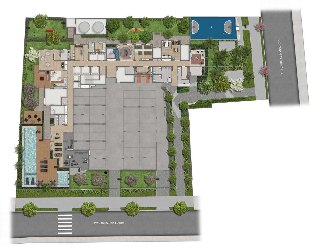 Planta 1 — Viva Benx Estação Campo Belo - Residencial