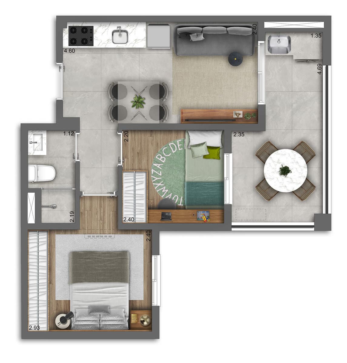 Planta 6 — Viva Benx Estação Campo Belo - Residencial