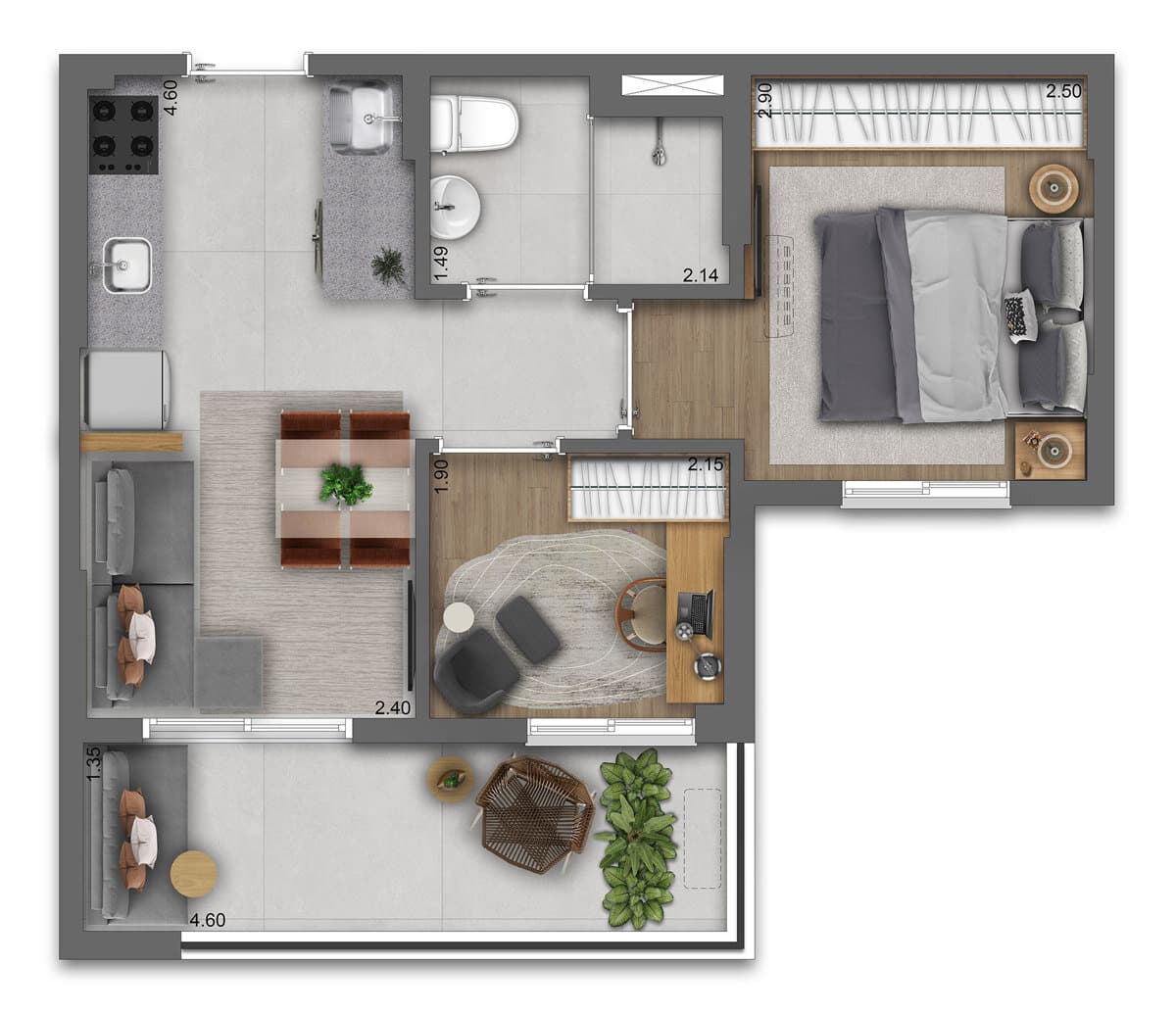 Planta 3 — Viva Benx Estação Campo Belo - NR