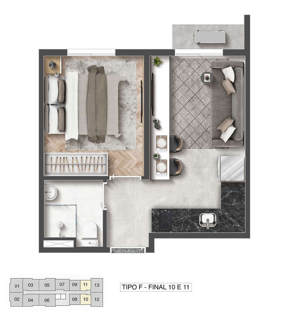 Planta 1 — Vida Nova Vila Mascote