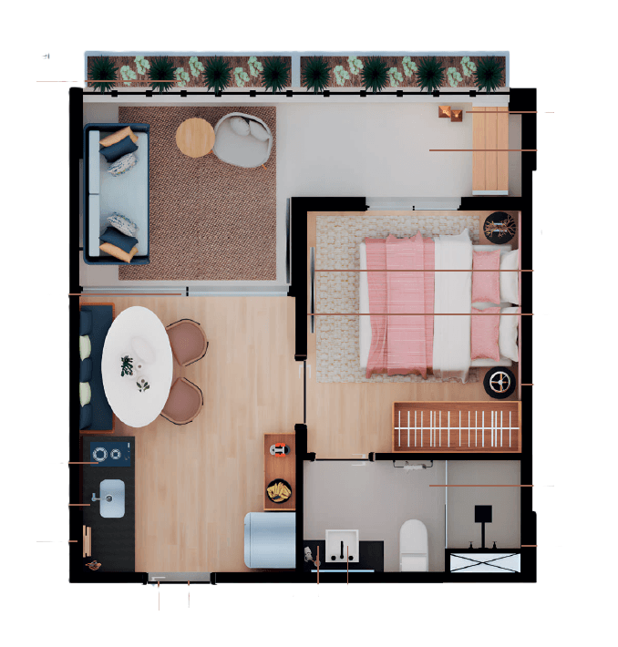 Planta 4 — Moema Jazz - Residencial