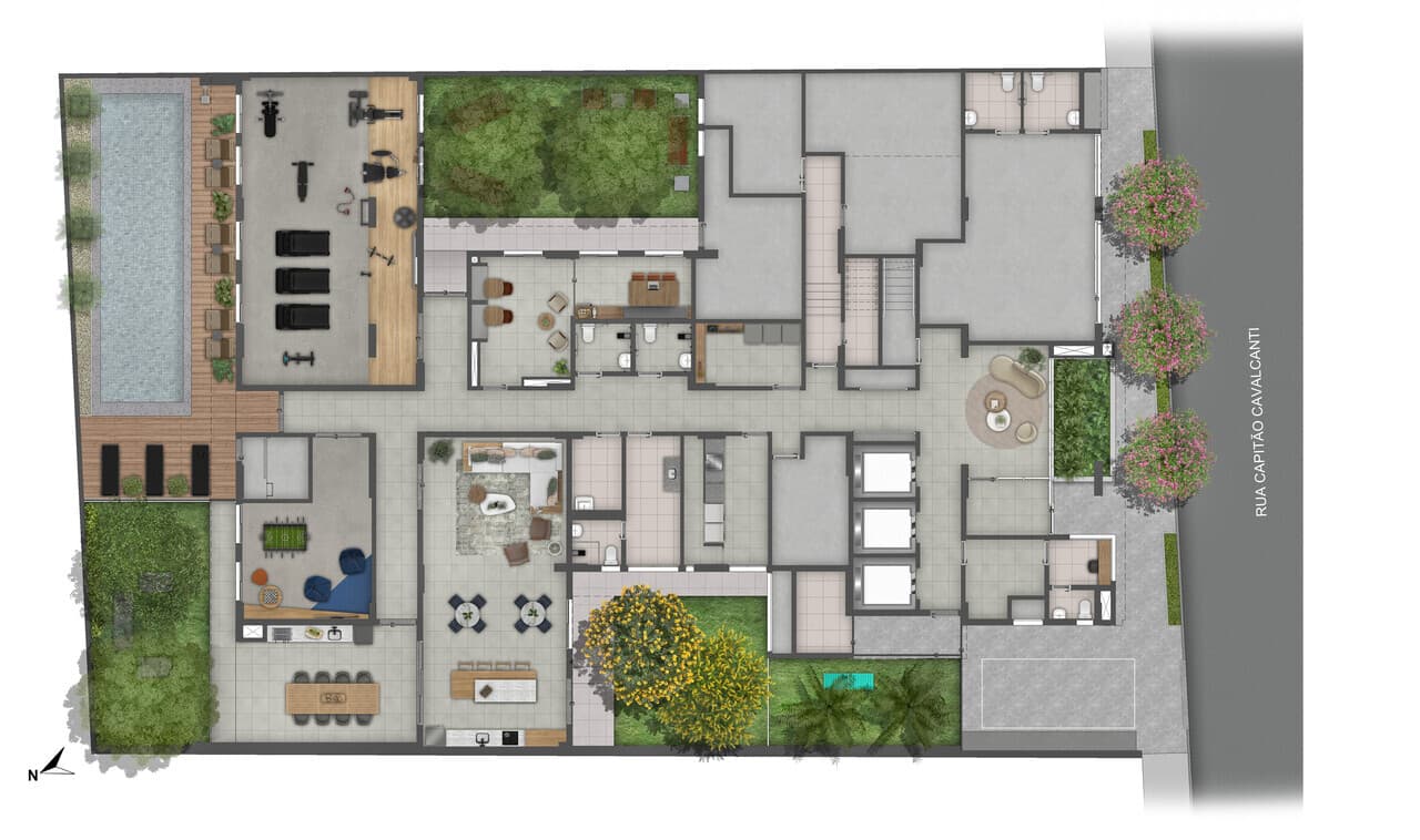Planta 1 — Unique Fit Vila Mariana - Residencial