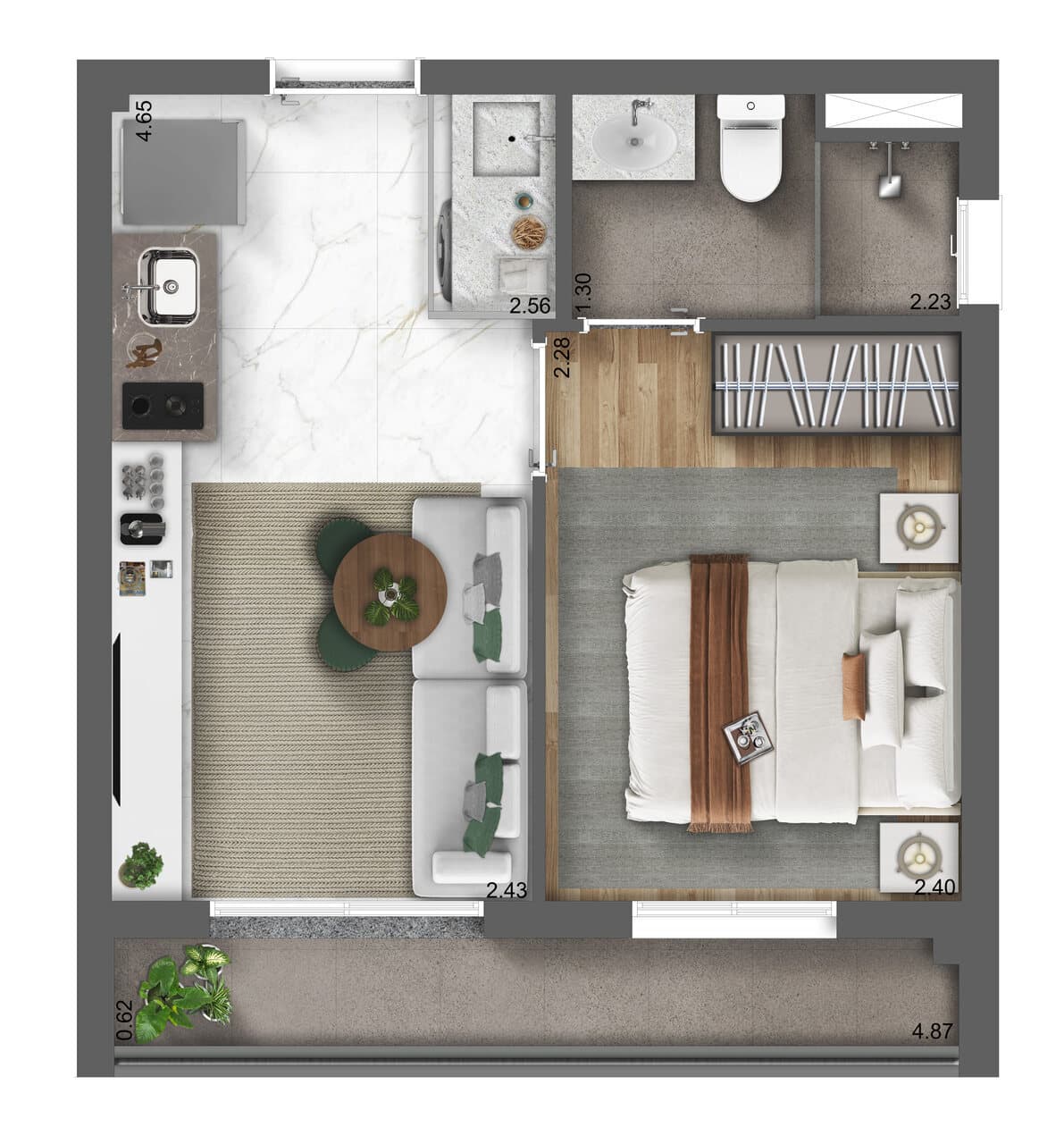 Planta 2 — Unique Fit Vila Mariana - Residencial