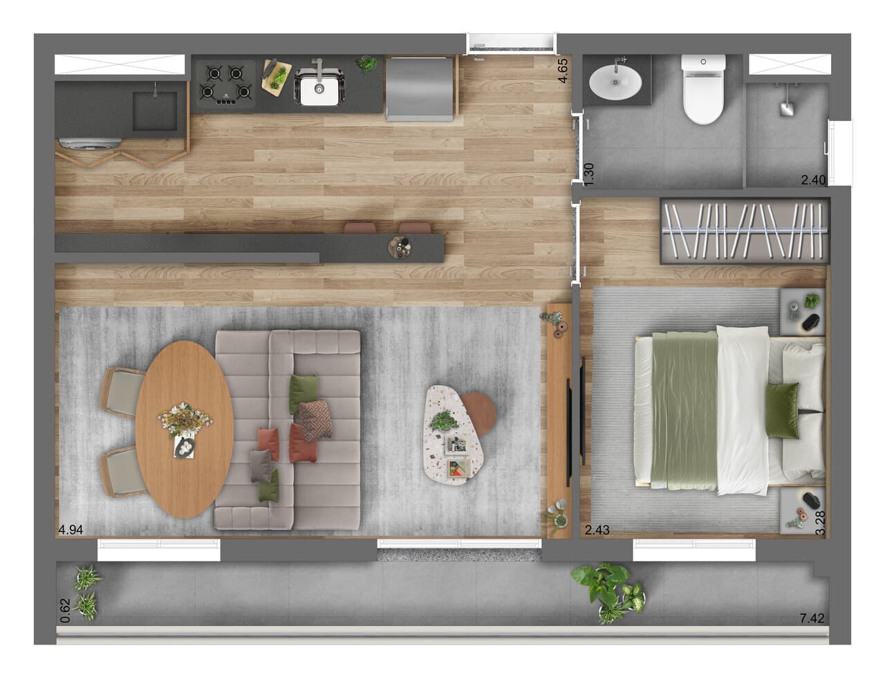 Planta 5 — Unique Fit Vila Mariana - Residencial