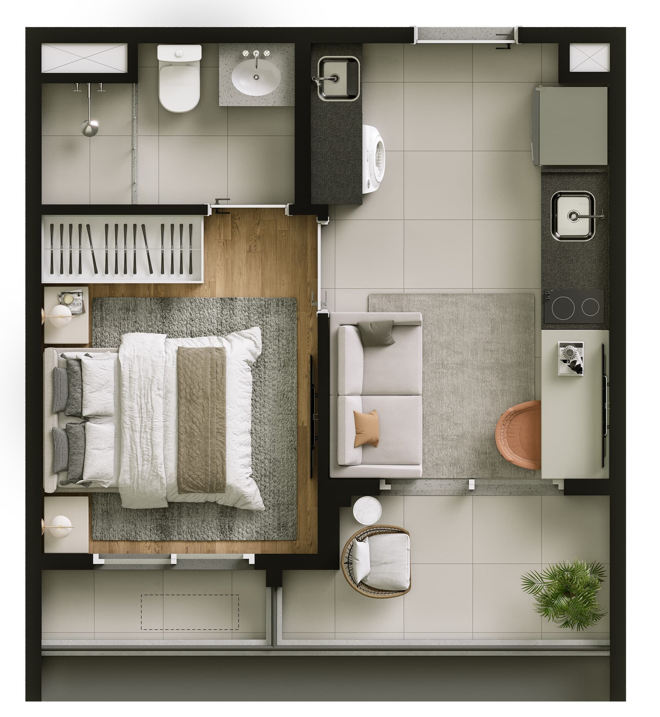 Planta 4 — Look Berrini - Residencial