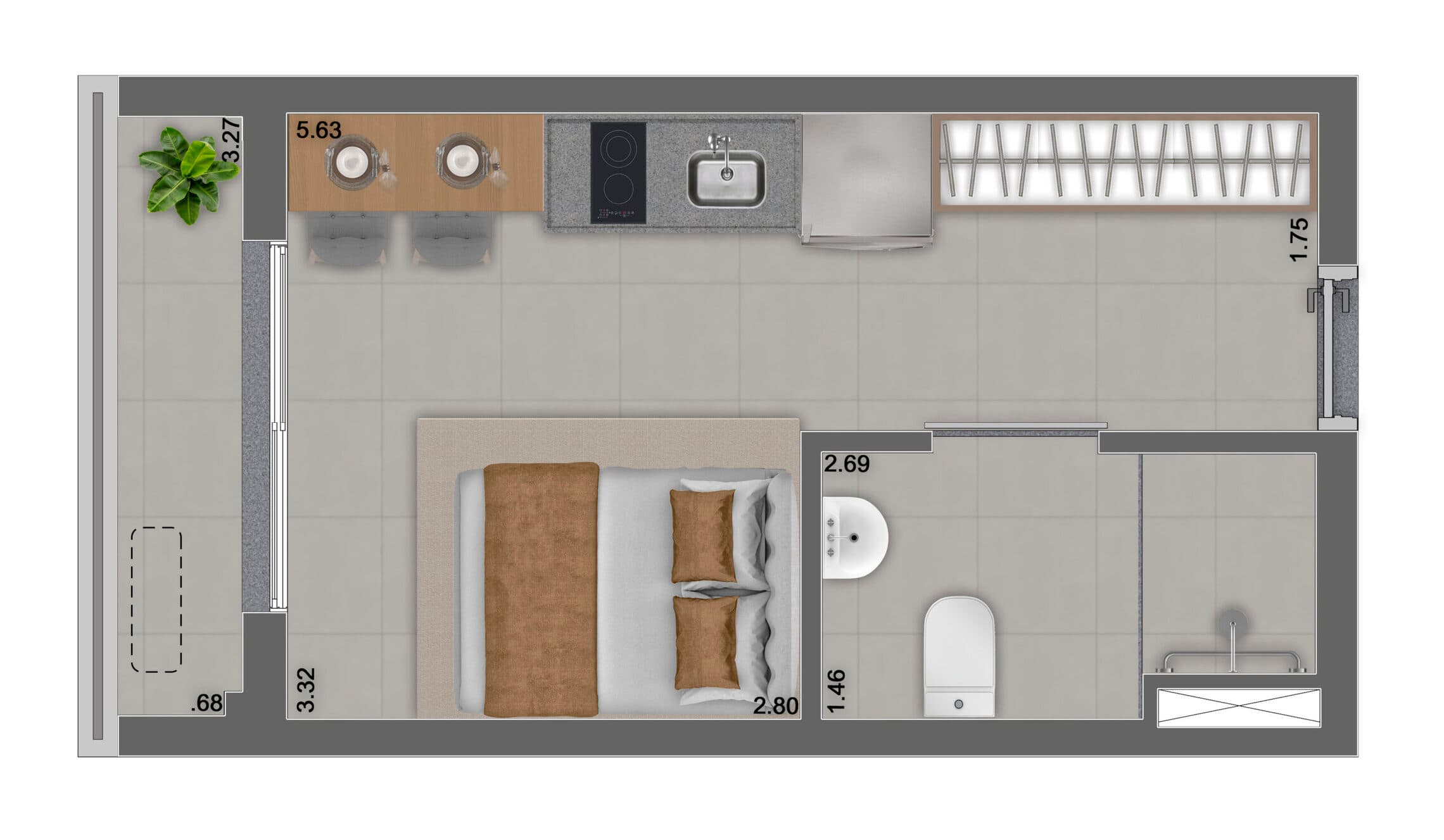 Planta 2 — Nik Estilo Paulista - Residencial