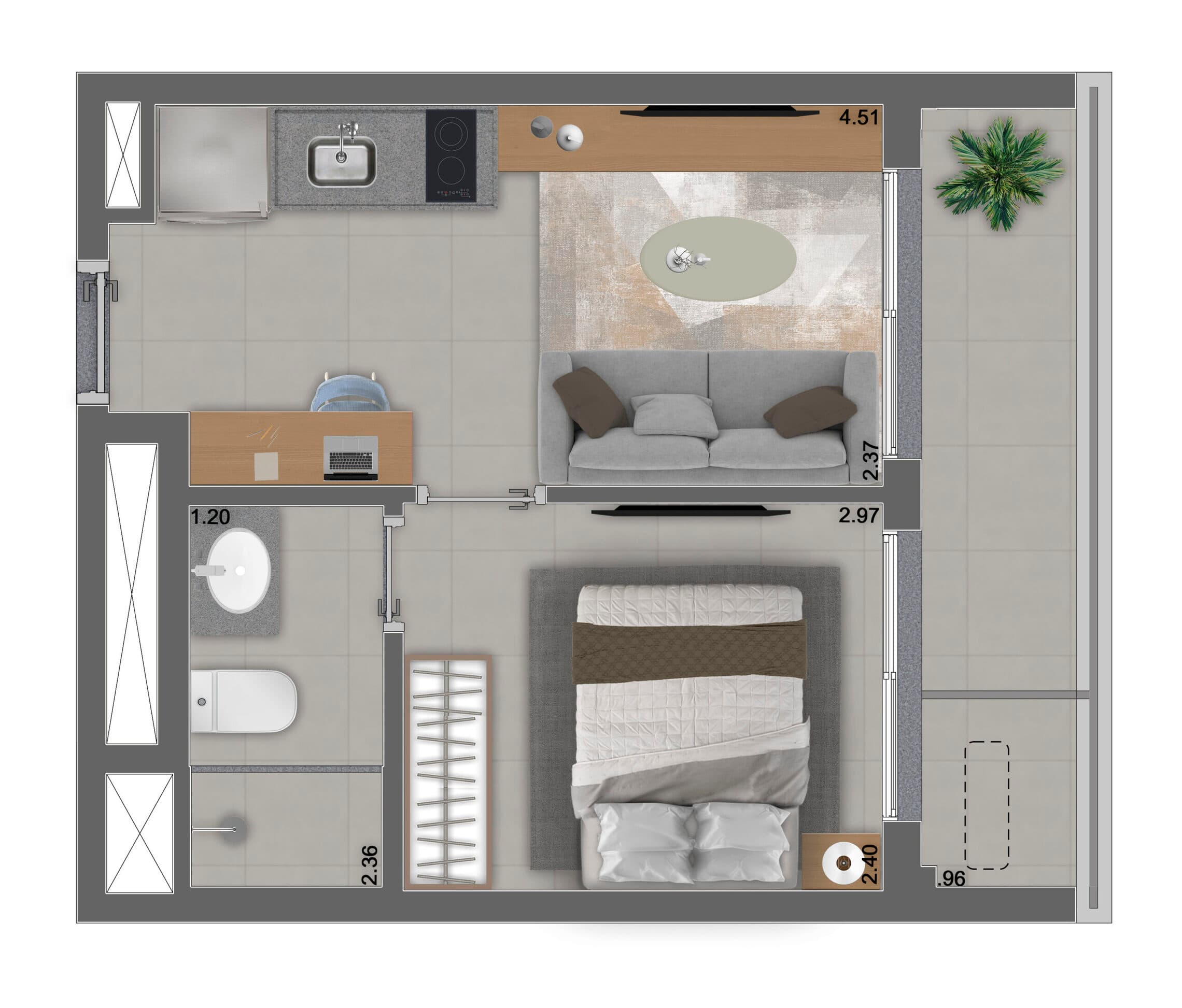 Planta 4 — Nik Estilo Paulista - Residencial