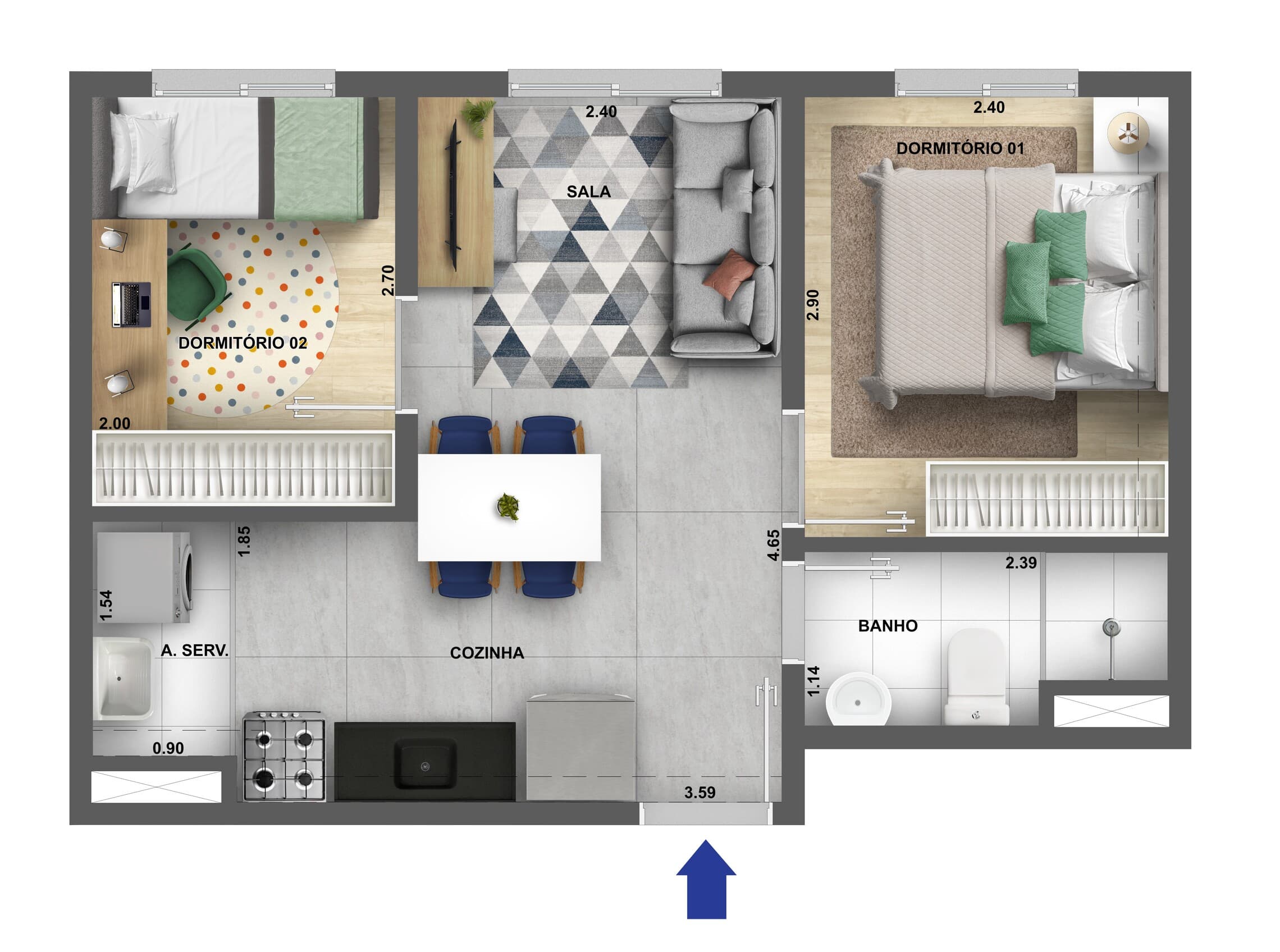 Planta 2 — Mérito Belenzinho