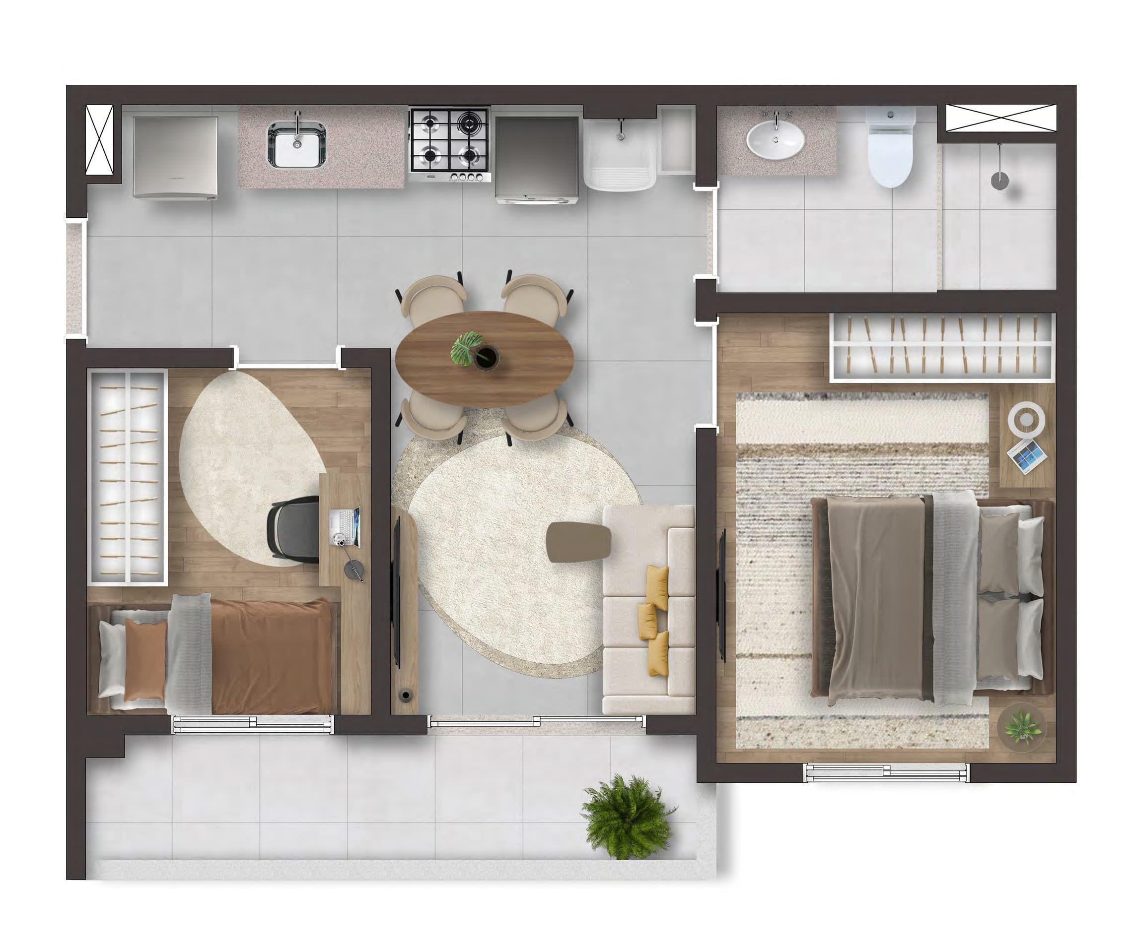 Planta 2 — Nex One Parque Augusta - Residencial
