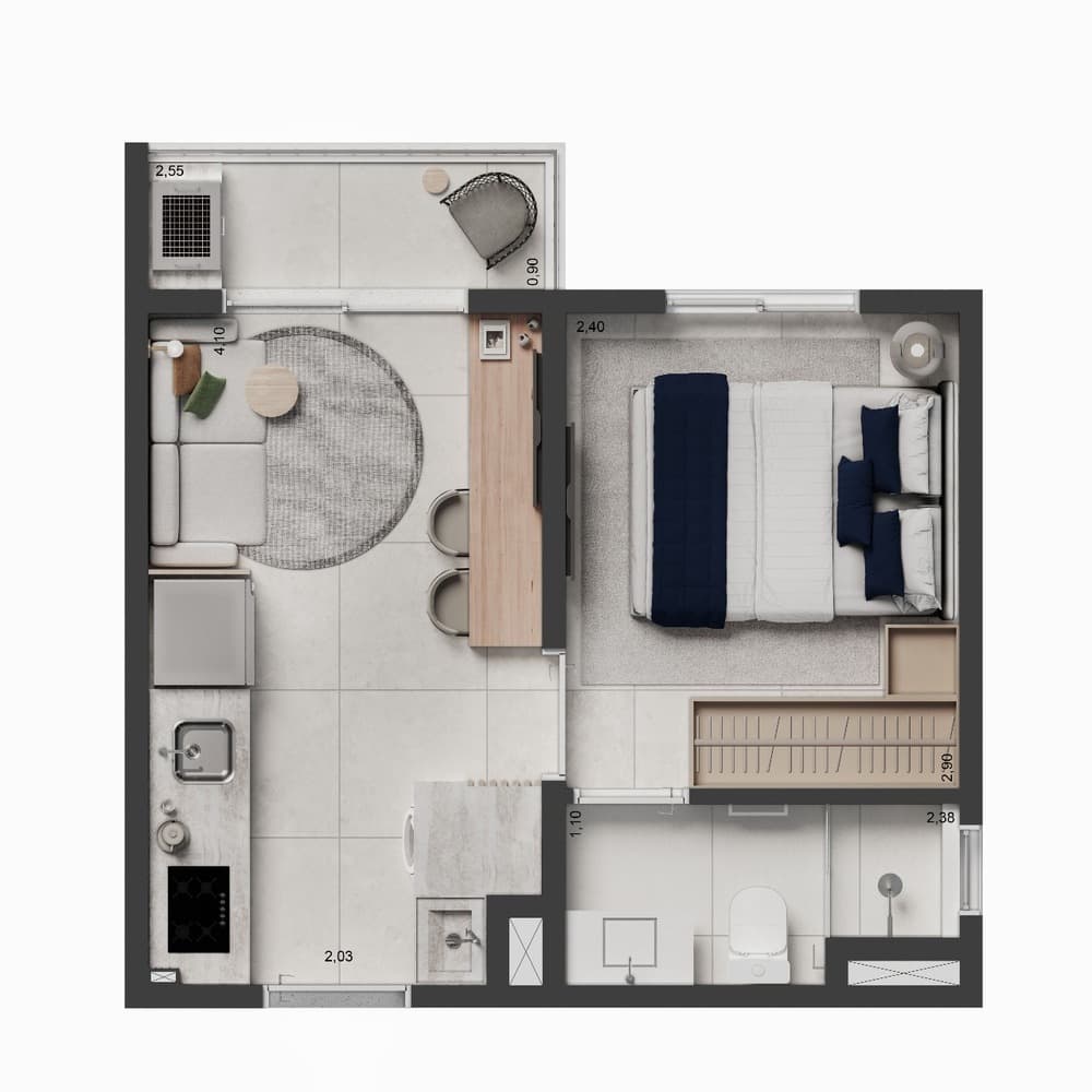 Planta 2 — Elev Park Sacomã