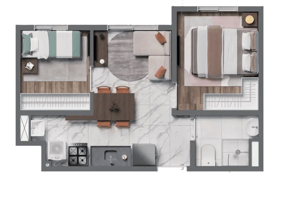 Planta 2 — Vivaz Parque Freguesia do Ó 2