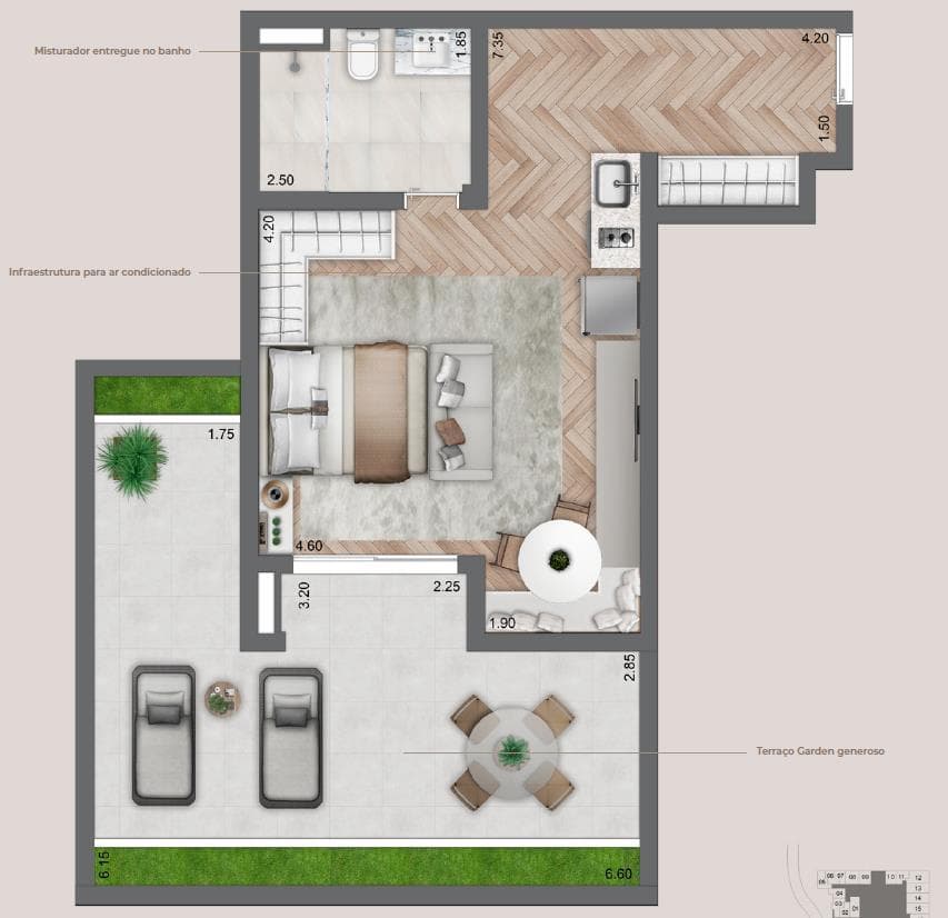 Planta 4 — Secret Garden Studios - NR