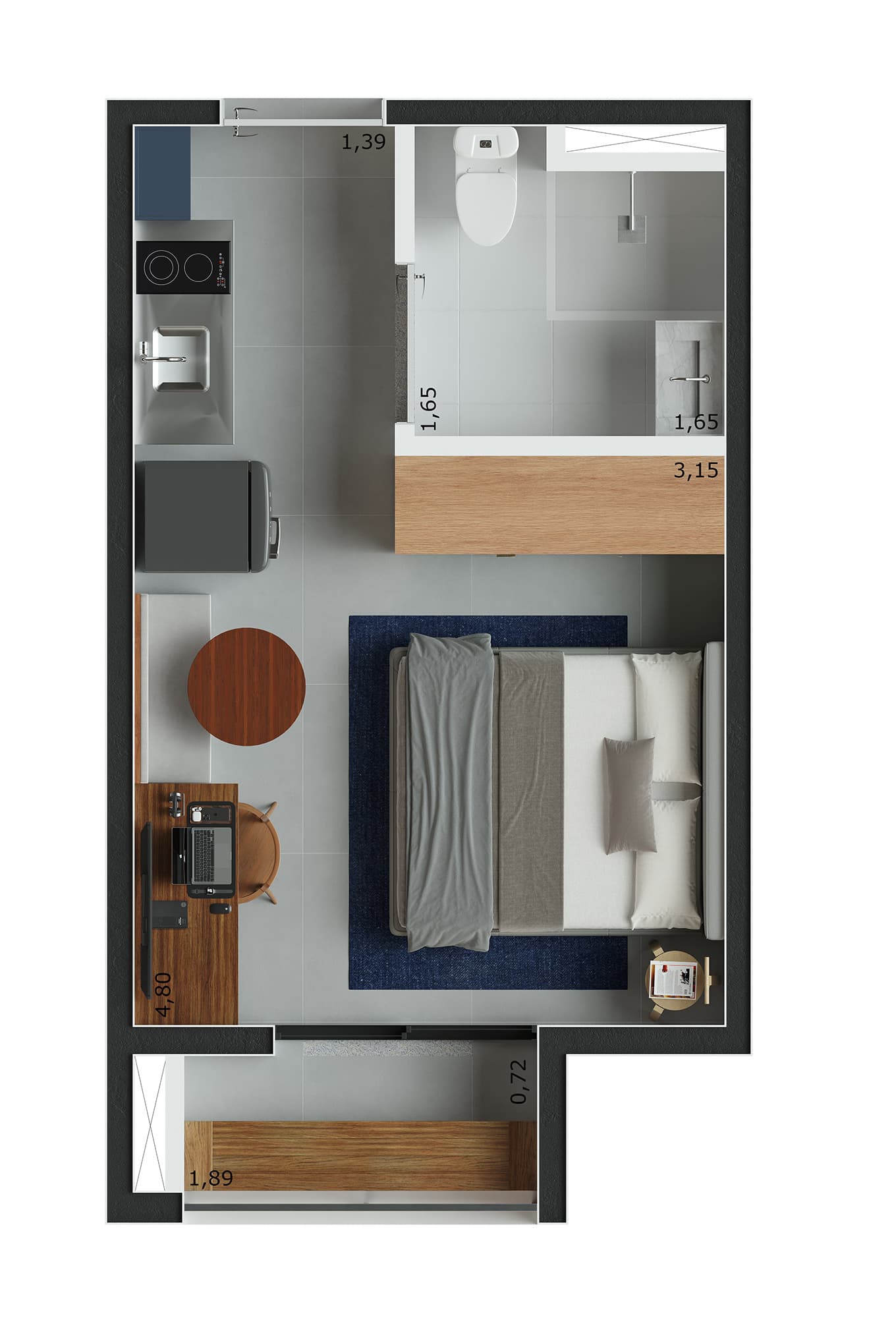 Planta 1 — Nurban Barão de Campinas - Residencial