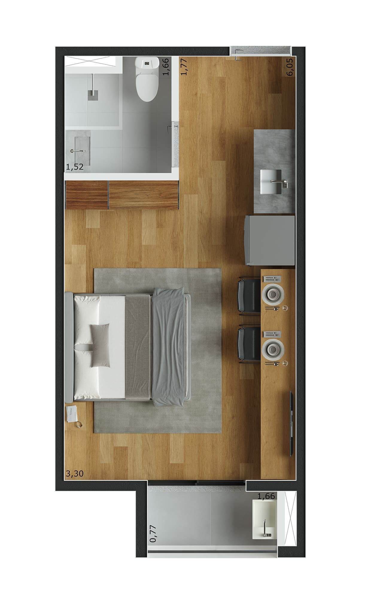 Planta 2 — Nurban Barão de Campinas - Residencial