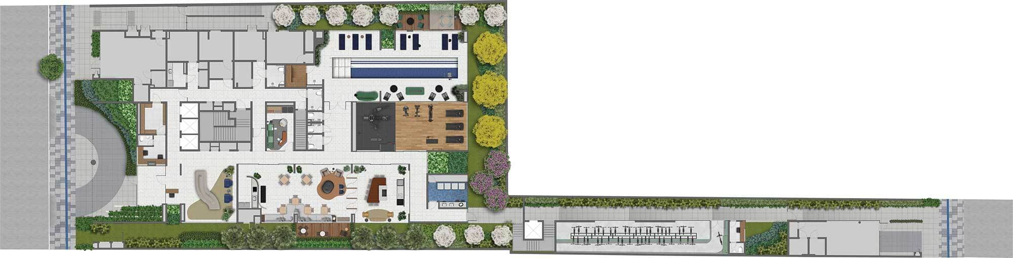 Planta 1 — DOT. 230 by Triptyque - Residencial