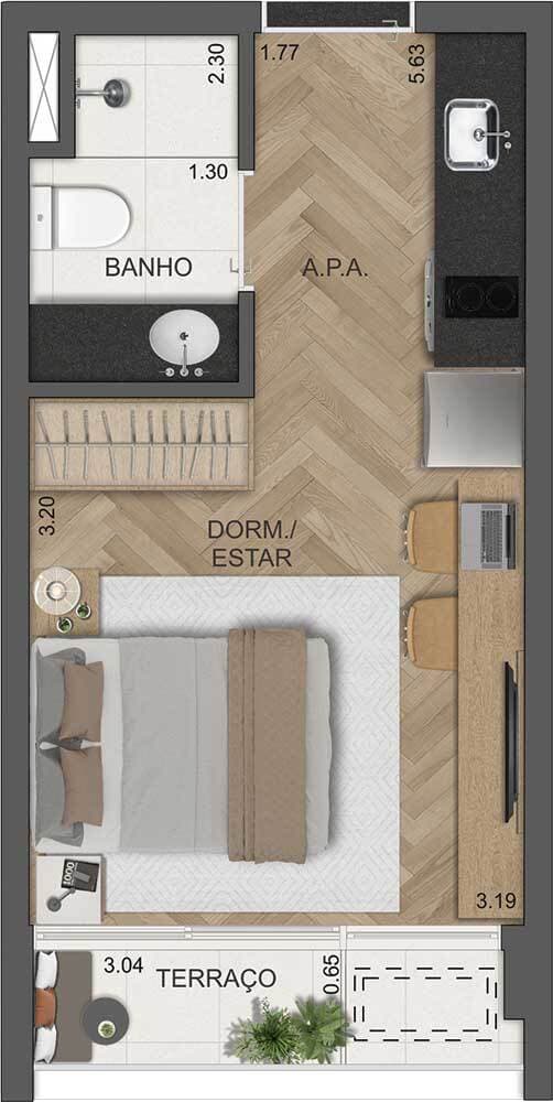 Planta 2 — DOT. 230 by Triptyque - Residencial