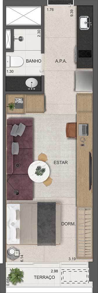 Planta 4 — DOT. 230 by Triptyque - Residencial