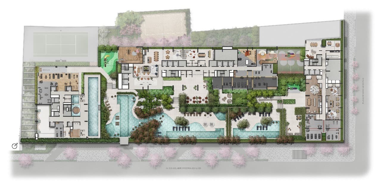 Planta 1 — The Rose Vila Mariana