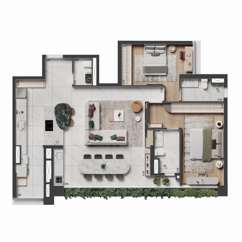 Planta 4 — The Rose Vila Mariana