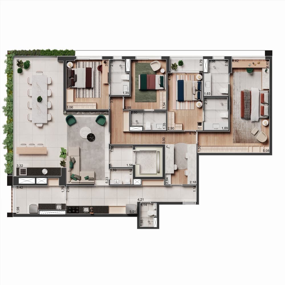 Planta 6 — The Rose Vila Mariana