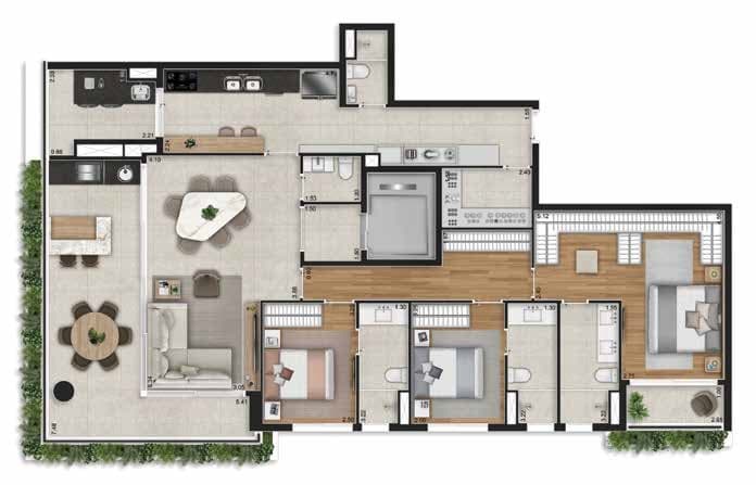 Planta 5 — Aire Alto de Pinheiros