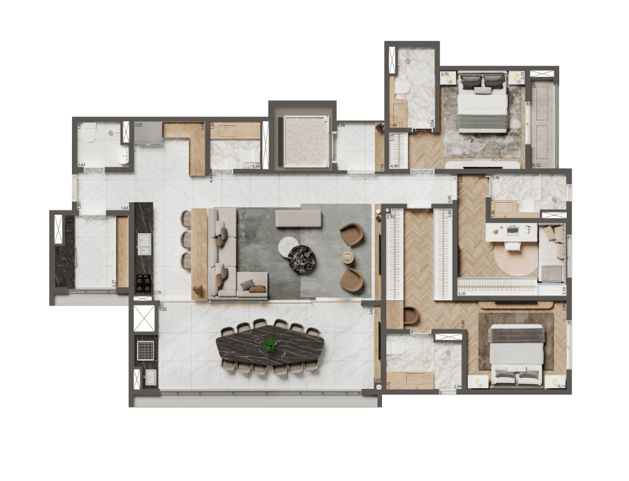 Planta 2 — Home Boutique By Living Ipiranga - Residencial