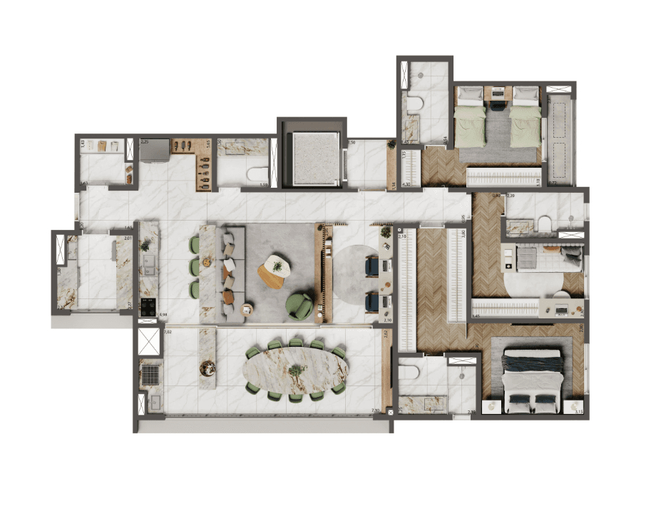 Planta 4 — Home Boutique By Living Ipiranga - Residencial