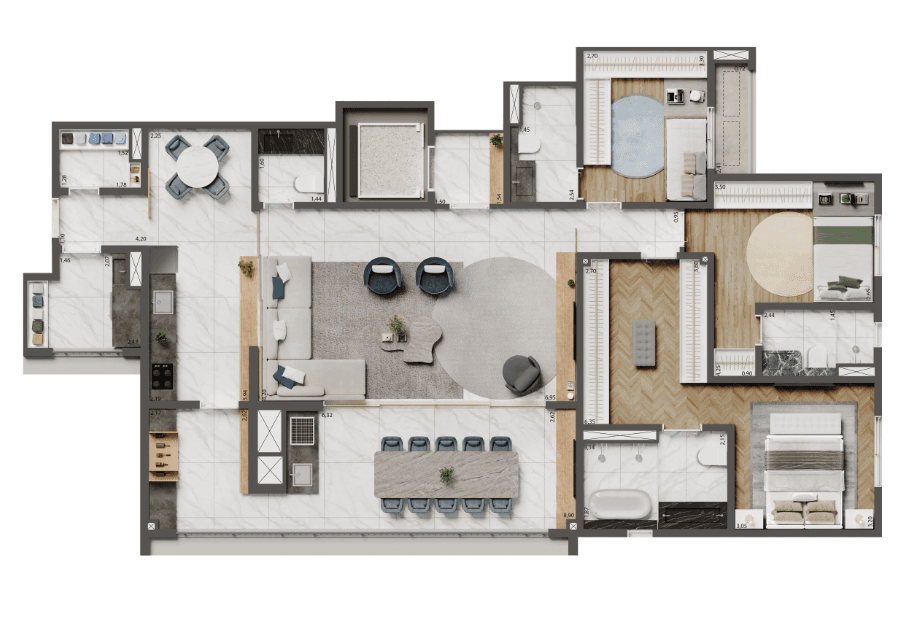 Planta 6 — Home Boutique By Living Ipiranga - Residencial