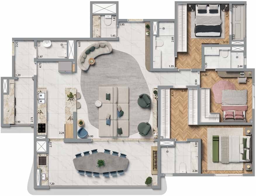 Planta 2 — Home Boutique By Living Anália Franco - Residencial