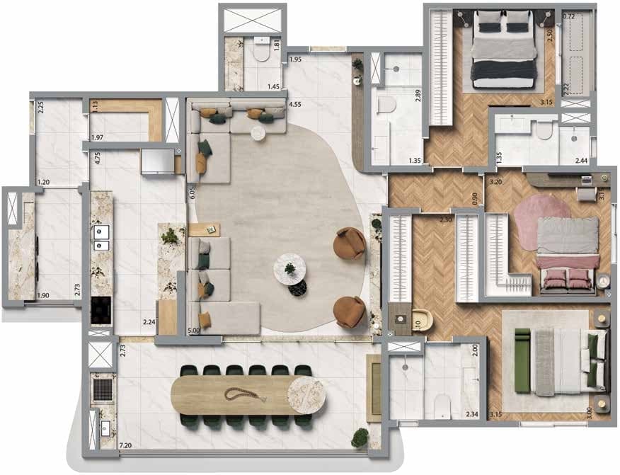 Planta 3 — Home Boutique By Living Anália Franco - Residencial