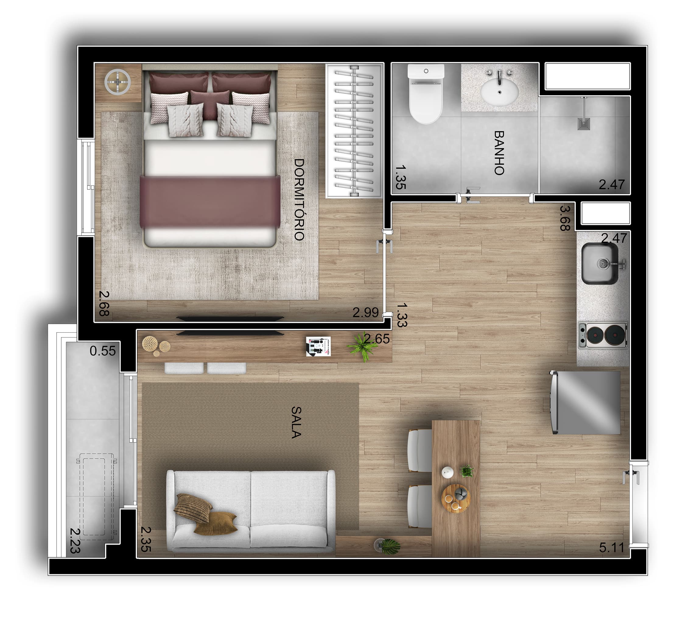 Planta 1 — Riserva Horizonte