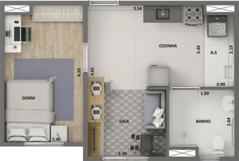 Planta 3 — Cidade Lapa Santa Marina