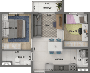 Planta 4 — Cidade Lapa Santa Marina