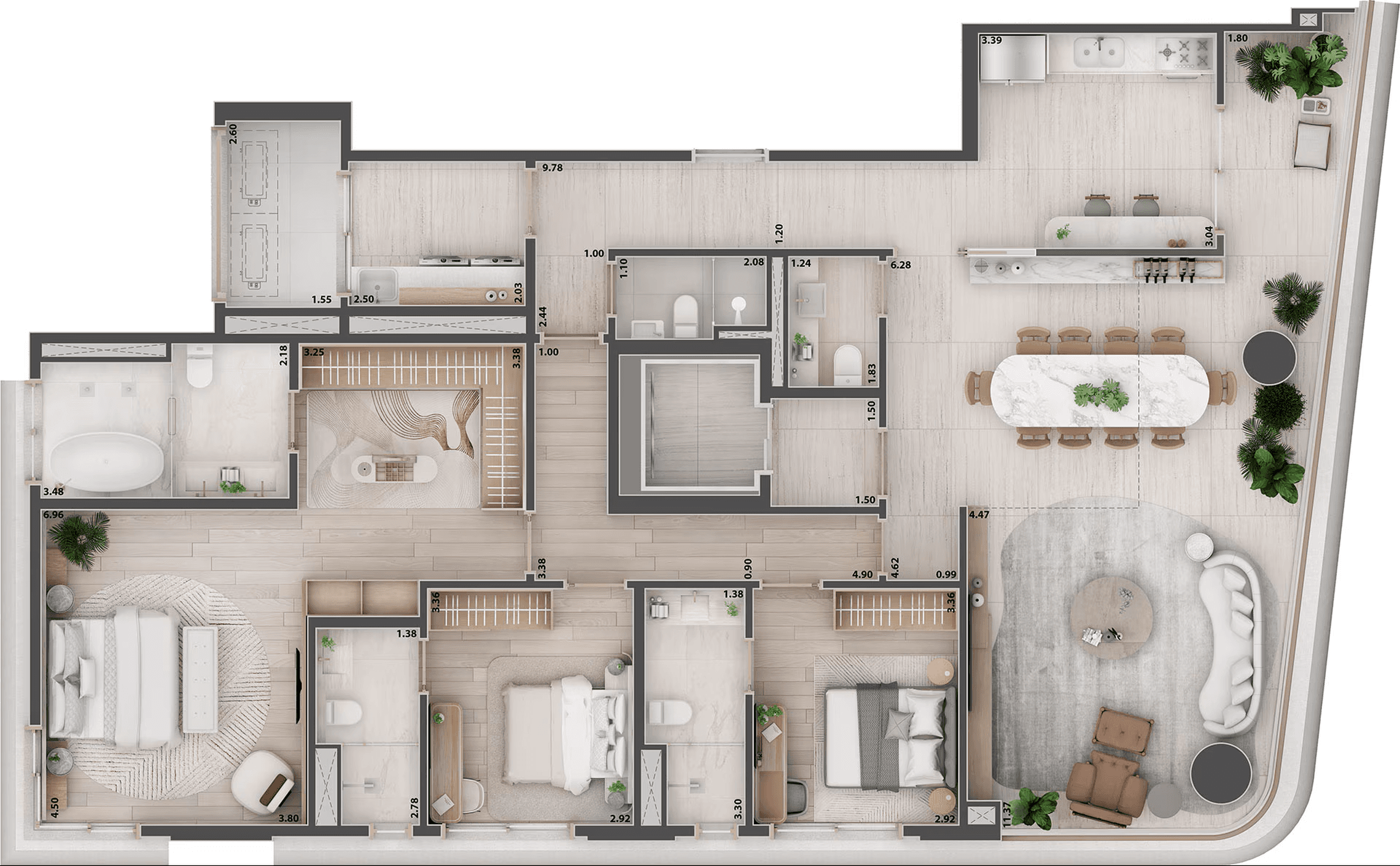 Planta 3 — Etmo Jardins