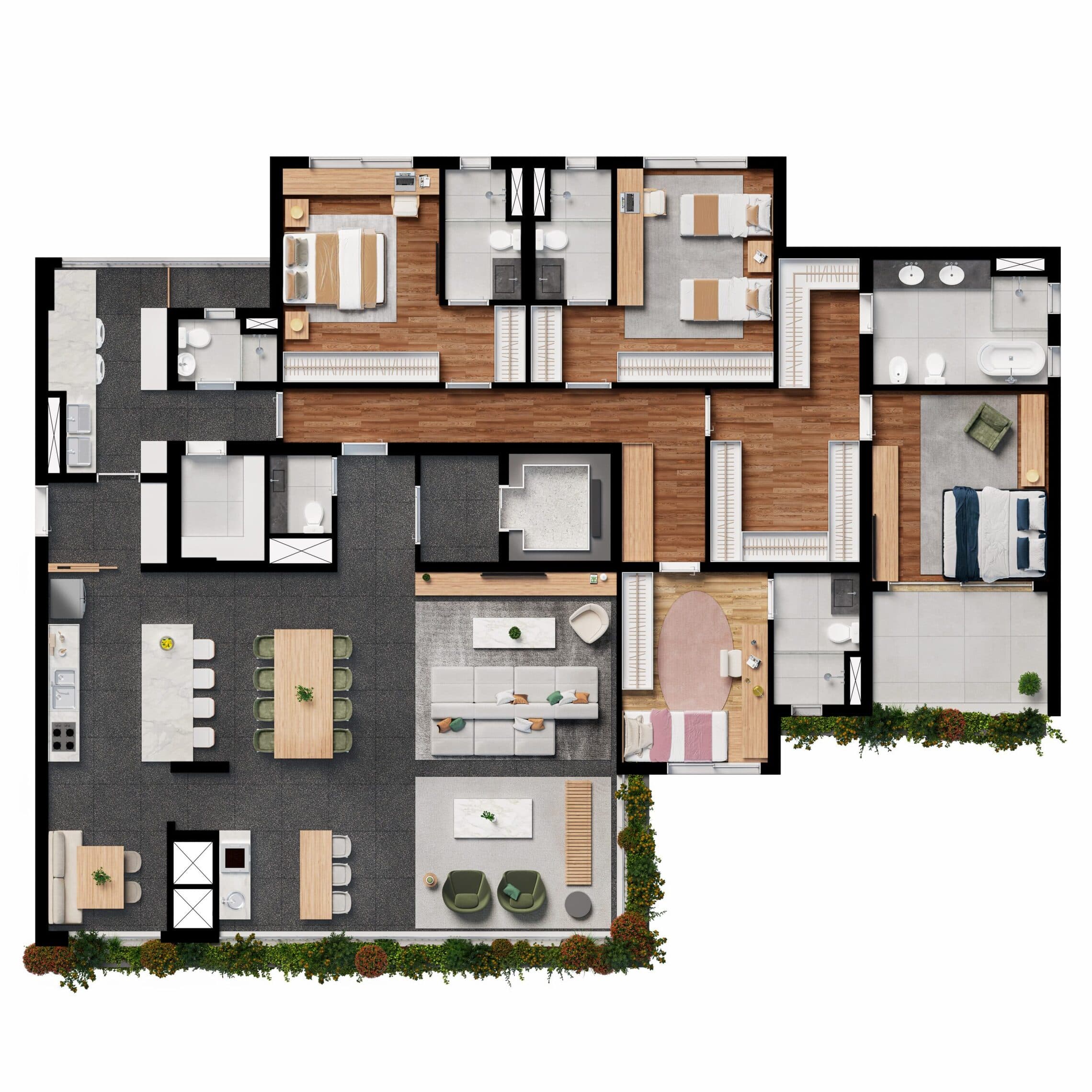 Planta 4 — Panorama Skyline Ibirapuera