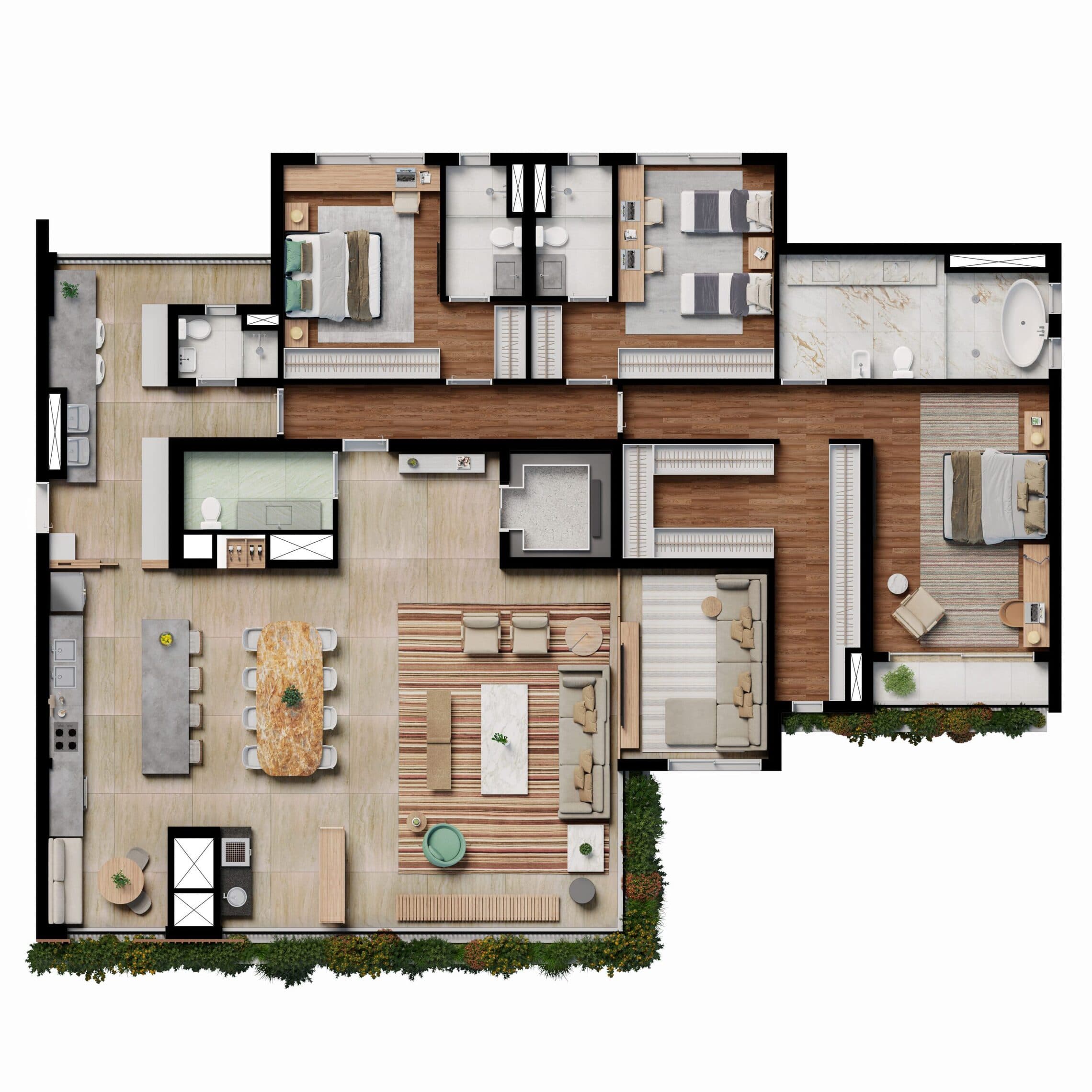 Planta 6 — Panorama Skyline Ibirapuera