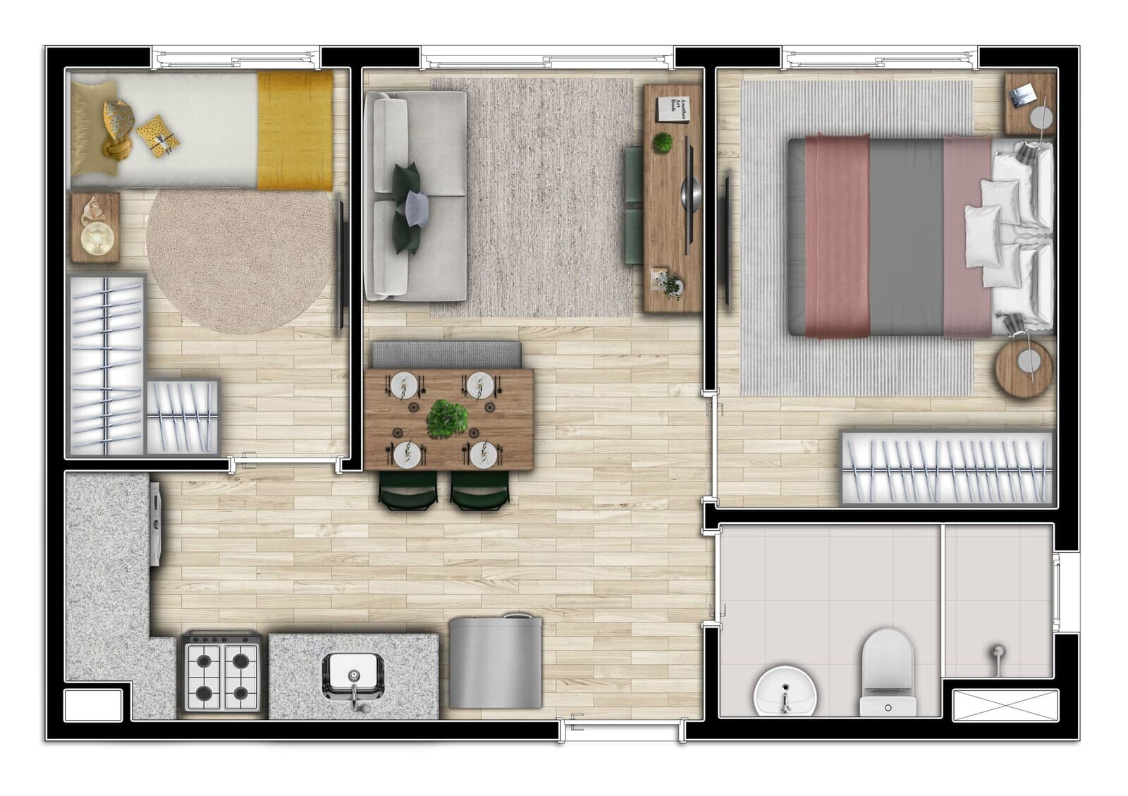 Planta 4 — Bem Viver Sousa Lima - Residencial