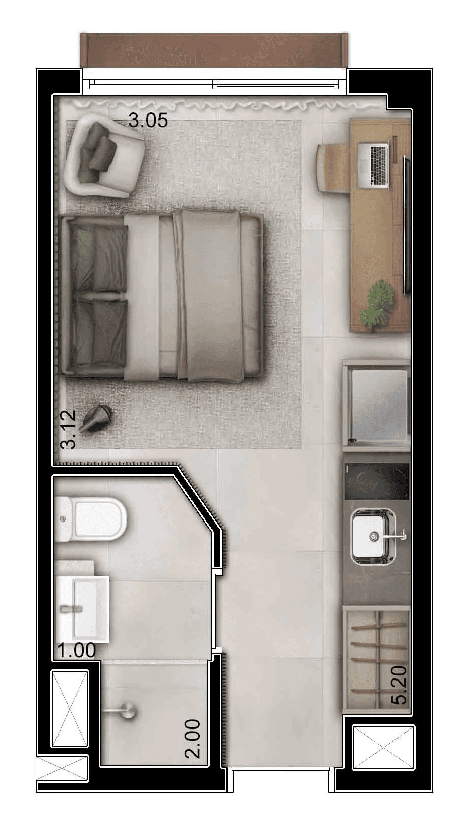 Planta 2 — Tièl Vila Nova Conceição