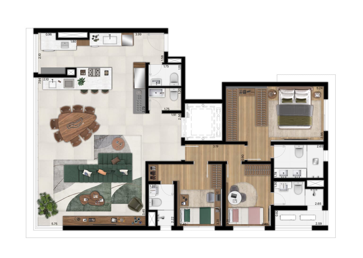 Planta 2 — Simão 717 Pinheiros