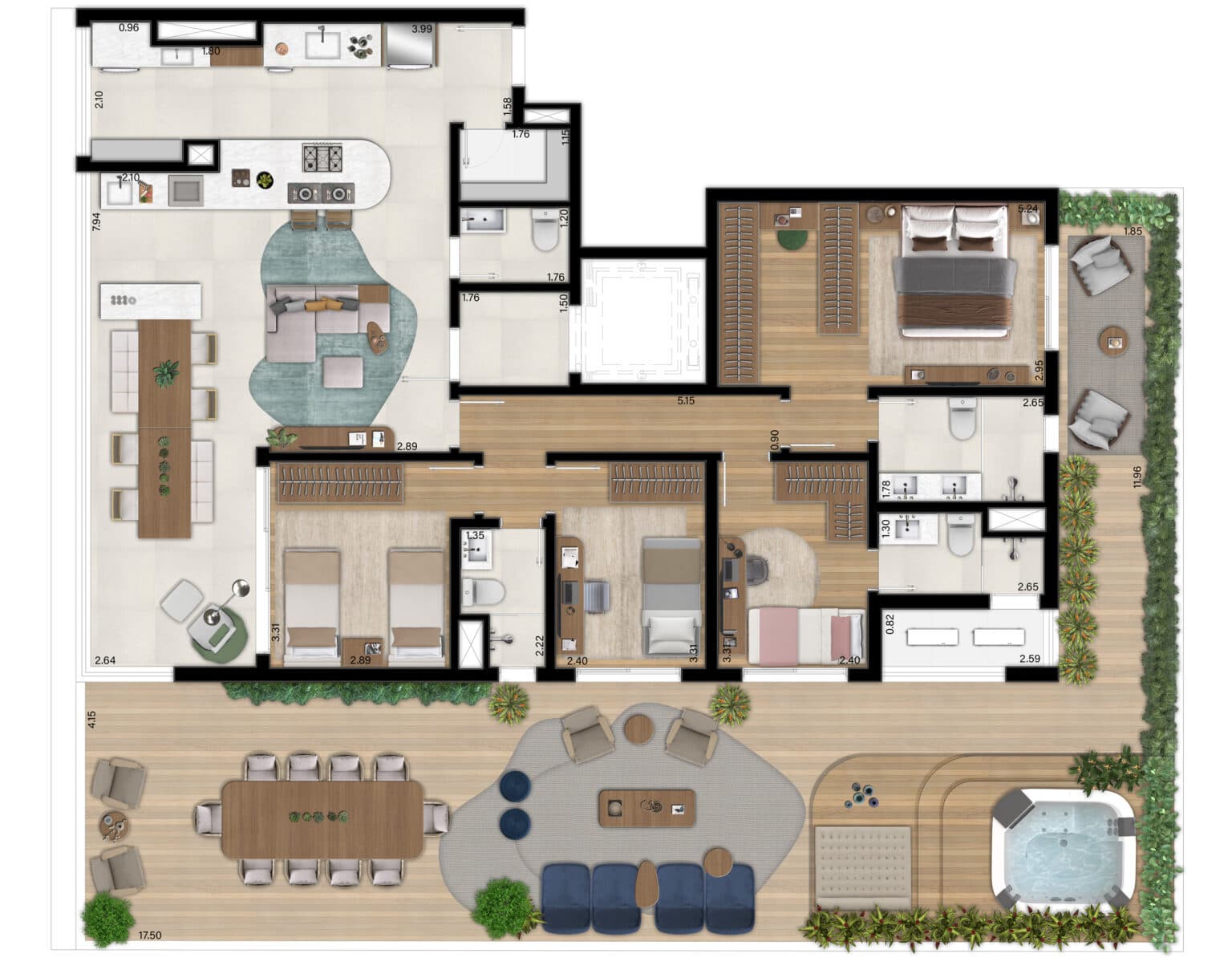 Planta 3 — Simão 717 Pinheiros