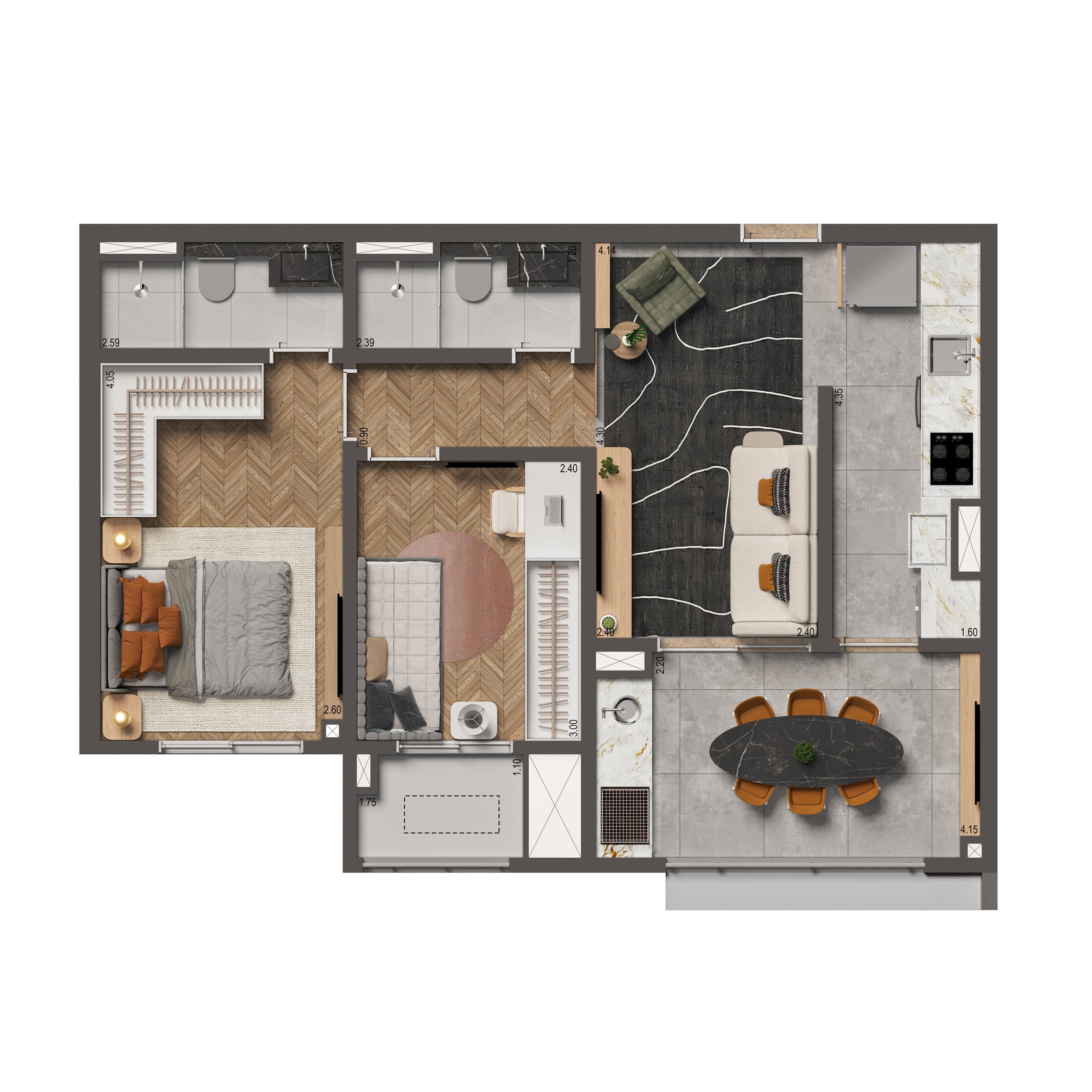 Planta 1 — High Line By Living