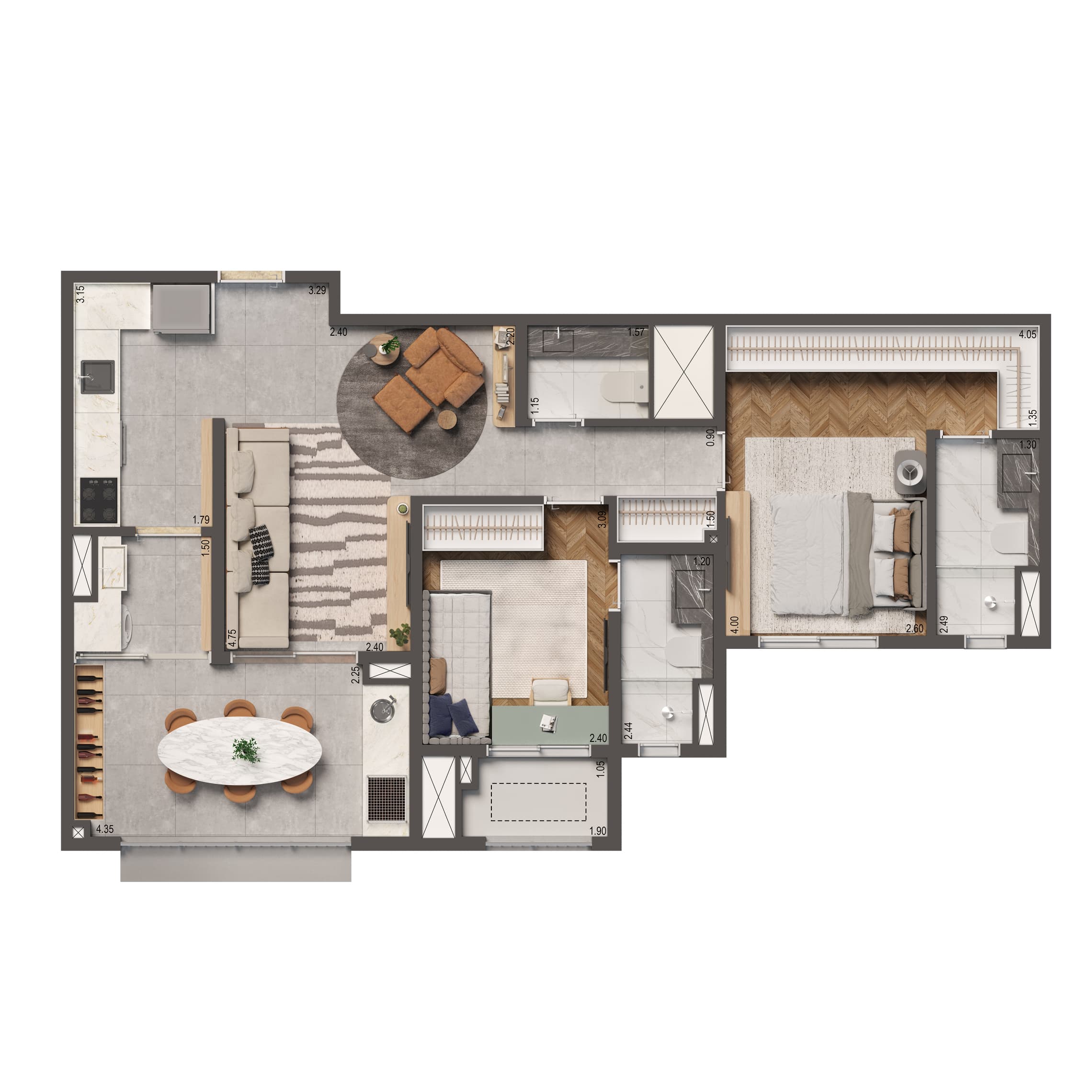Planta 2 — High Line By Living