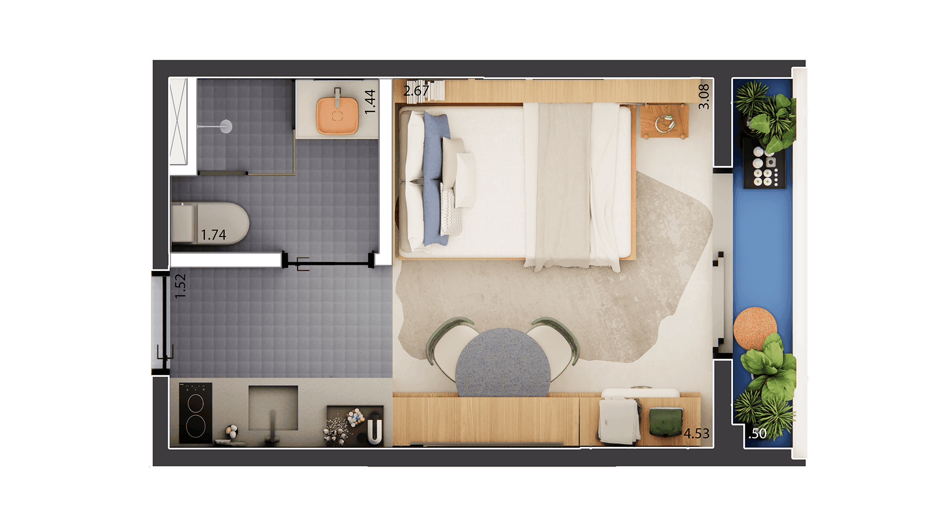 Planta 2 — Nurban Vila Buarque - Residencial