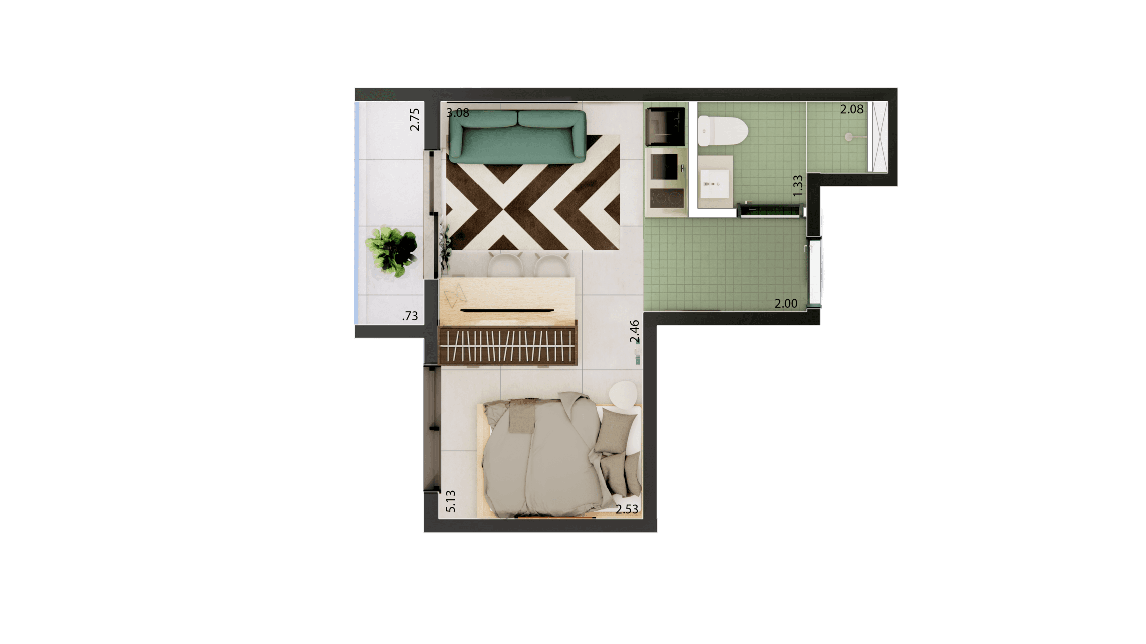 Planta 5 — Nurban Vila Buarque - Residencial