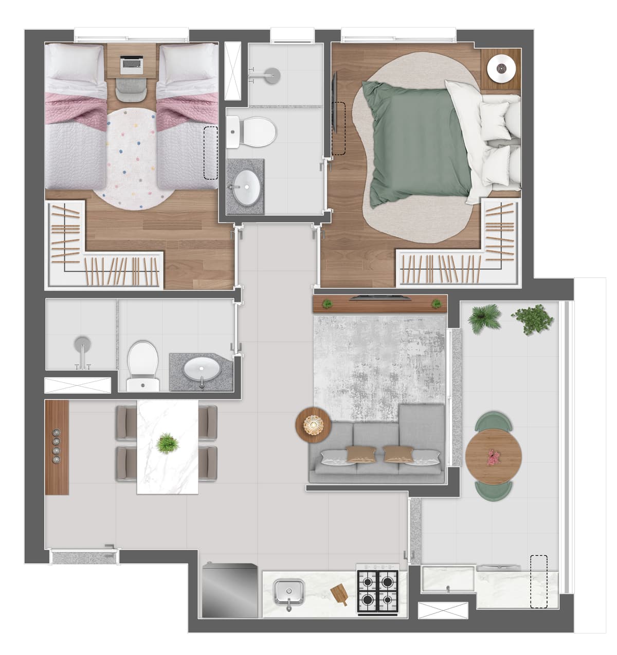 Planta 3 — Golden Life Tatuapé